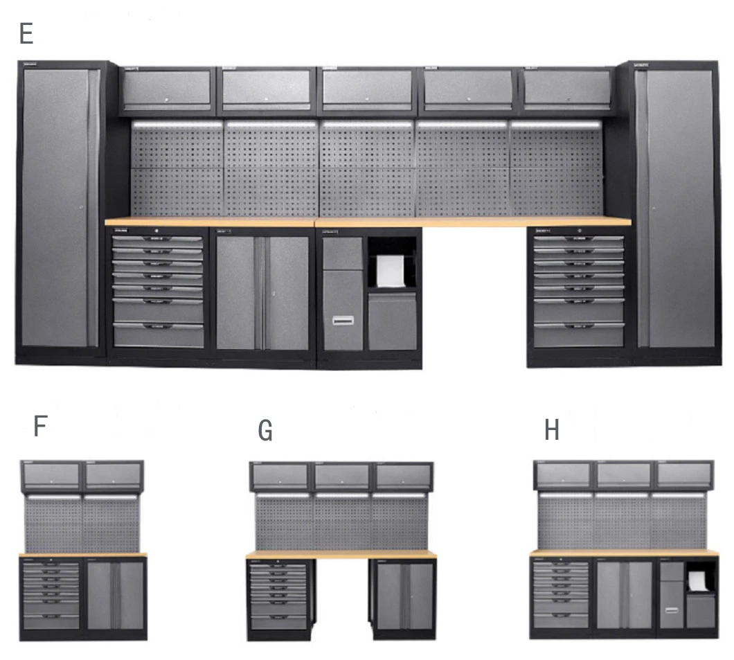 Factory/Workshop/Garage/Auto Repair Toolbox Locker Multifunctional Metal Workbench Combination Tool Cabinet