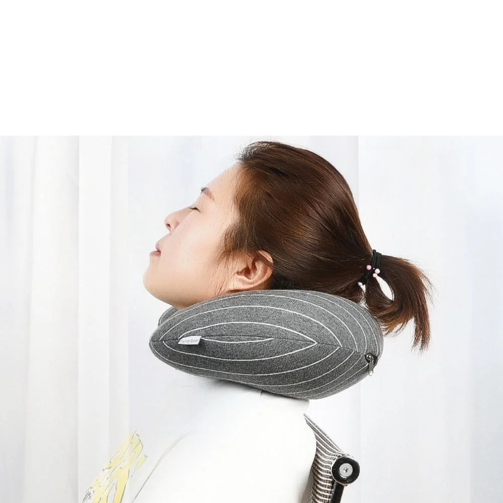 Four Seasons Portable Travel Nap Pillow Universal Deformable U Shape Pillow Filling Office Pad Wyz19730