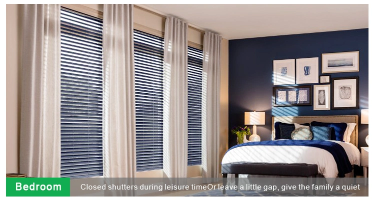 50mm Wood White Blinds High Quantity Window Treatments