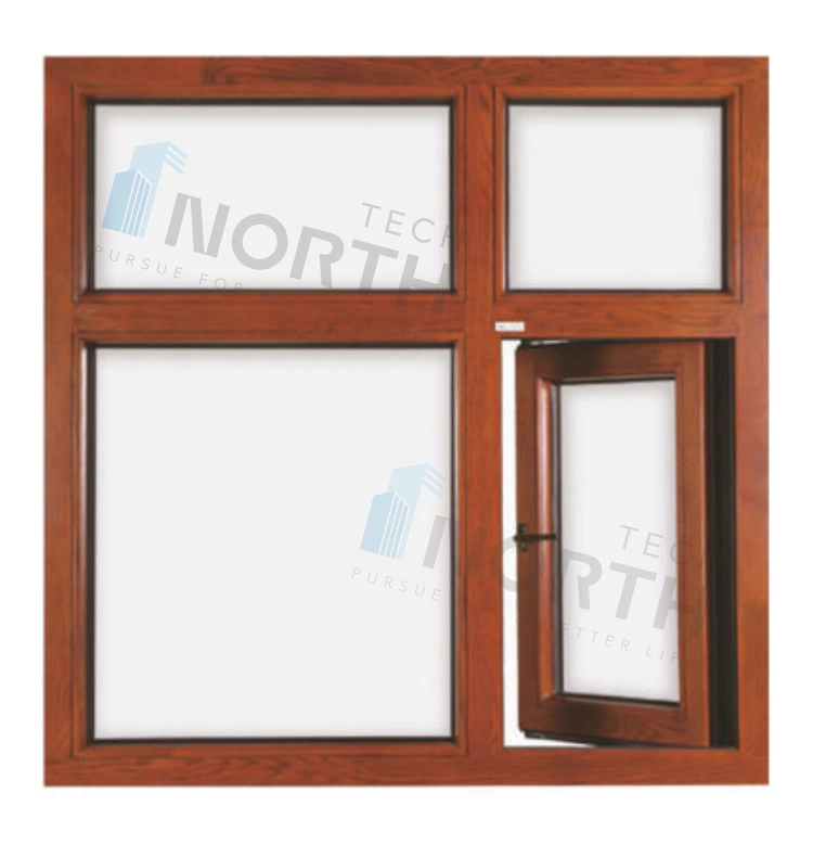 Northtech Aluminum Sliding Casement Windows with Water and Air Tightness Features with Nfrc CE Certificate