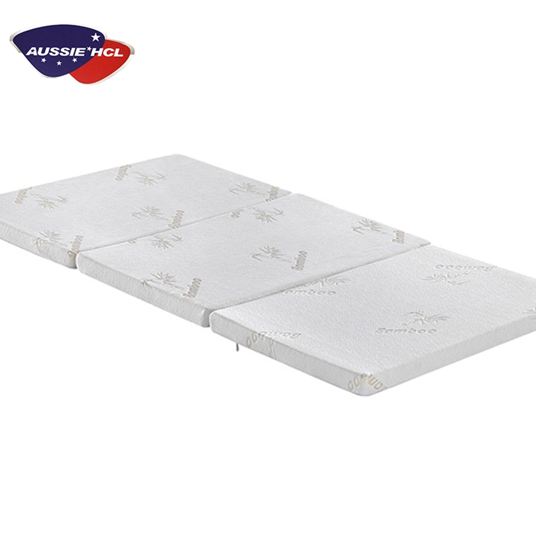 Customizes Easy Carry Travel Portable Foam Mattress Topper Folding Floor Outdoor Memory Fabric Size Mattress Pads for Queen Size Bed