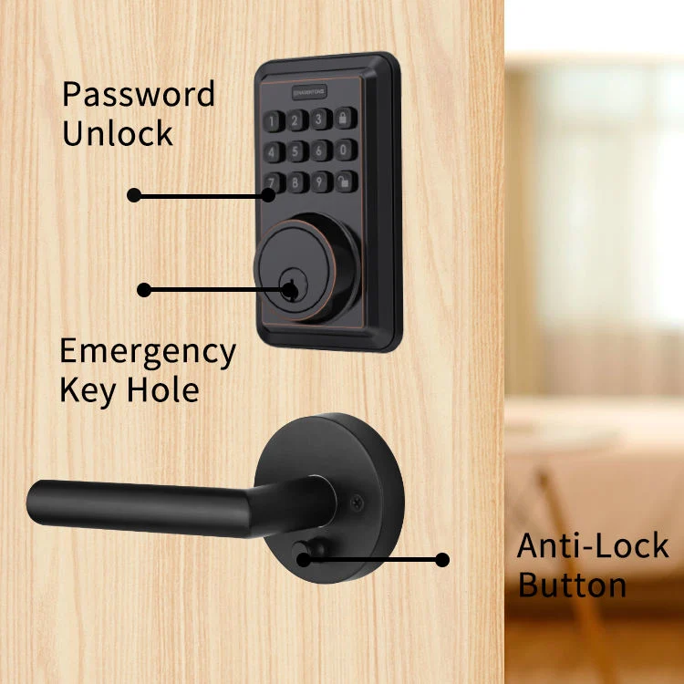 Security Keypad Digital Lock for Front Door Electronic Deadbolt Locks