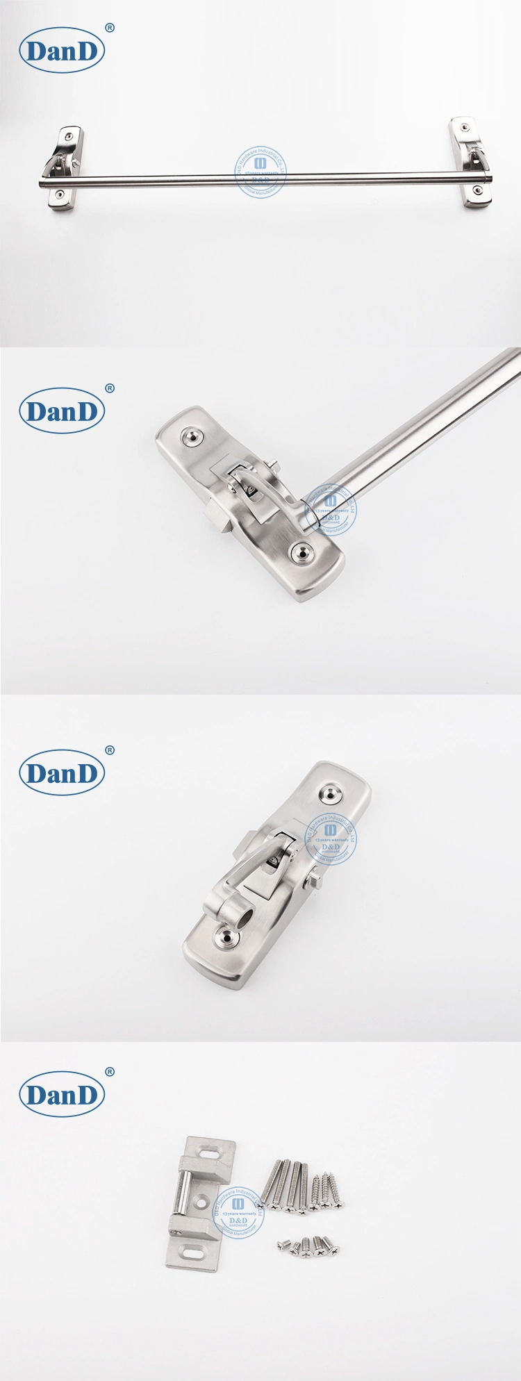 Heavy Duty Corss Type Emergency Exit Door Lock Security Bar