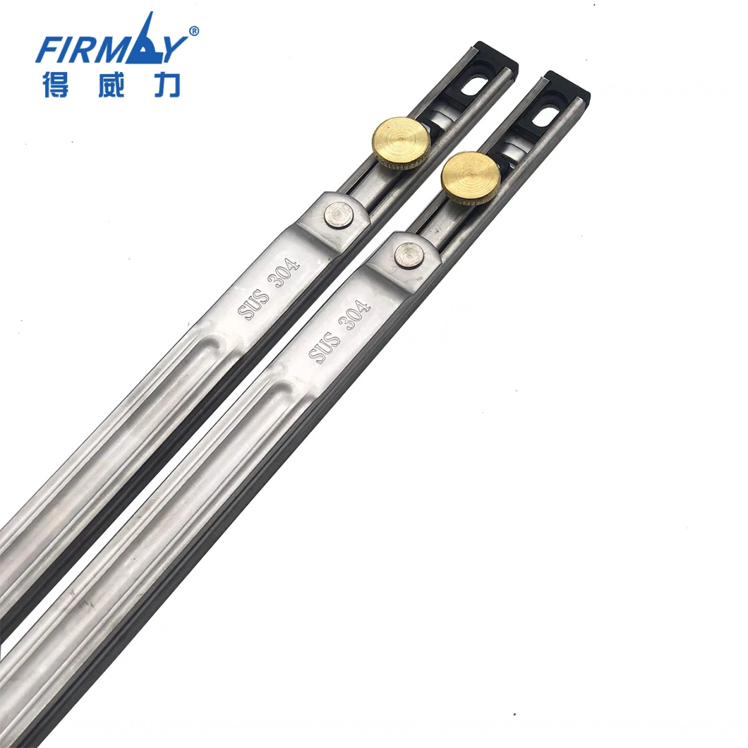 13.5mm 2 Bars Stainless Steel Lockable Window Friction Stay Hinge Limiter Arms