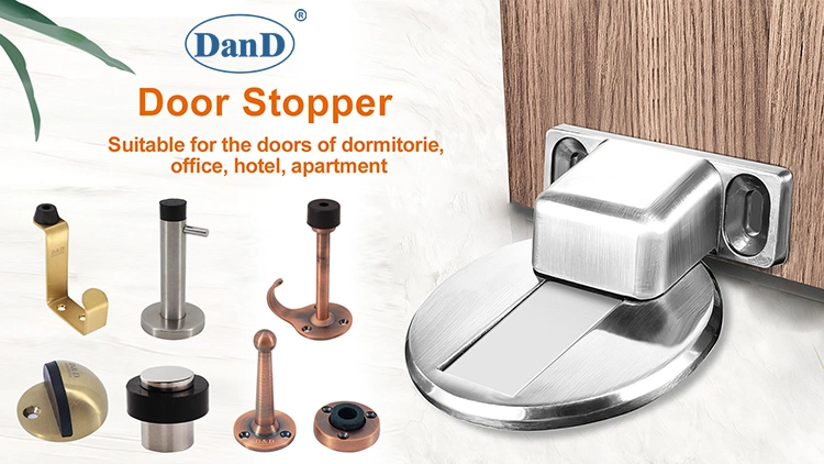 Zinc Alloy Satin Nickel Door Fittings Stop for Timber Doors