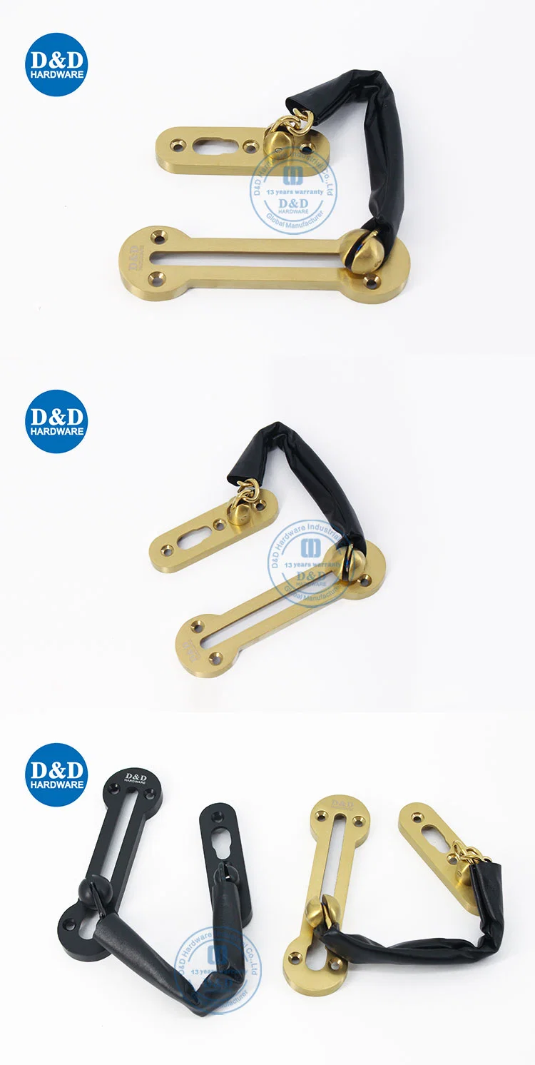 Satin Brass Apartment Door Chain Stainless Steel for House