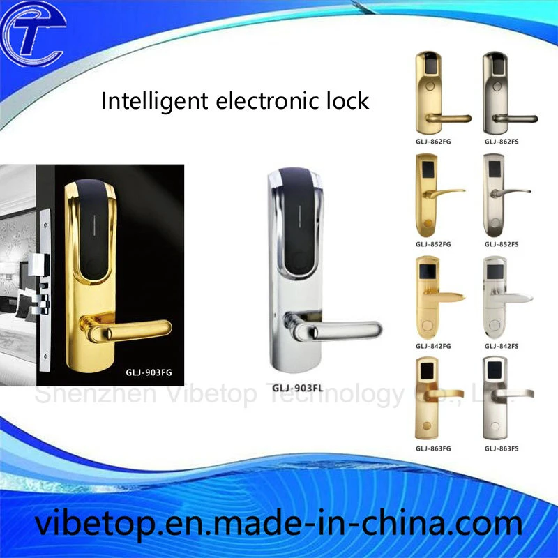 Zinc Alloy Electronic Door Handle Smart Lock Intelligent Door Lock