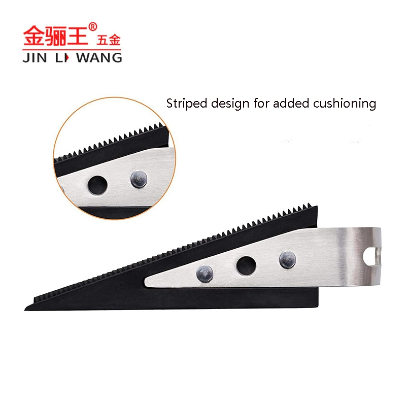 Heavy Duty Exterior Door Wedge Rubber Triangle Non Punching Underground Door Stops