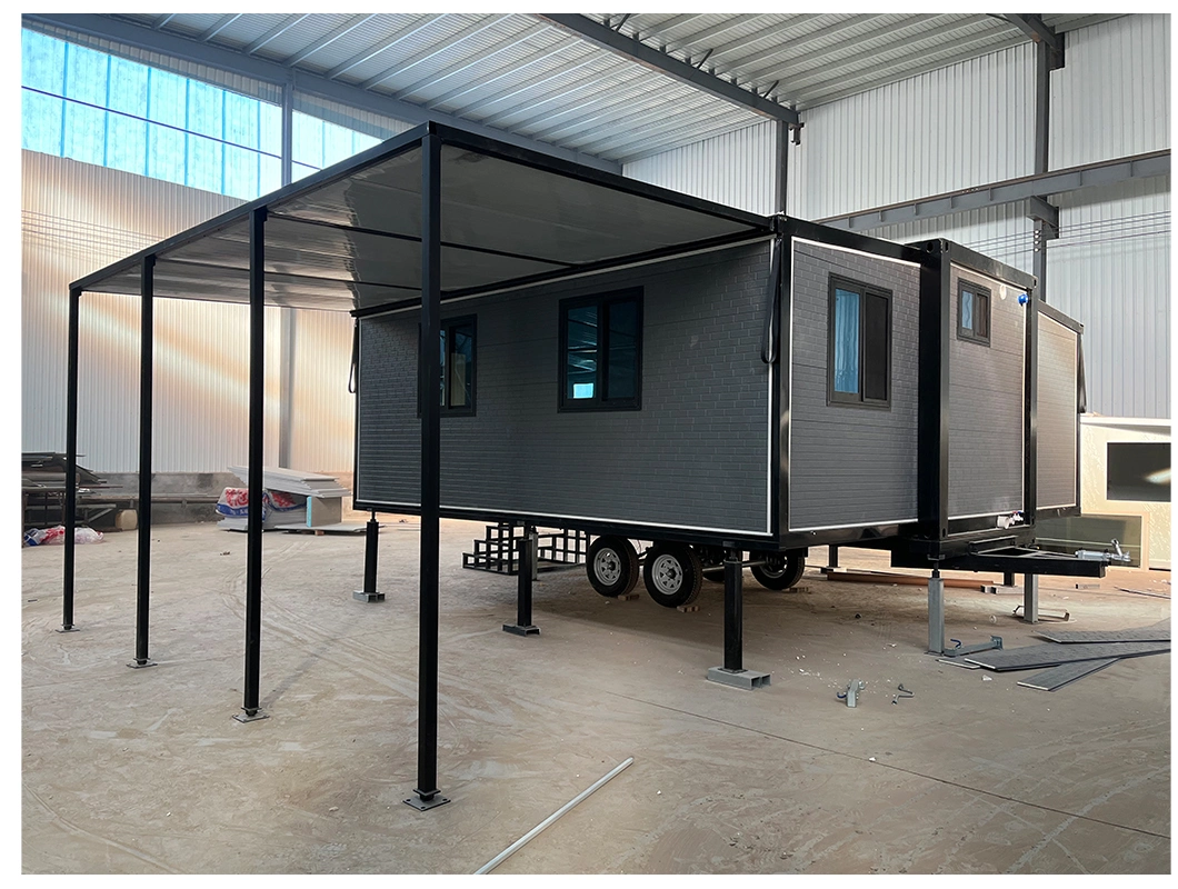 Pns Modular Container House Light Steel Frame Structure Finished Mobile Bar Coffee