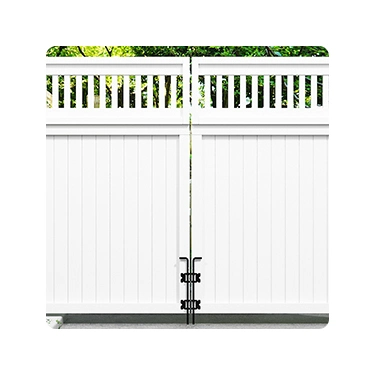 Adjustable Self-Closing Farm Wood/Vinyl/PVC Fence Gate Post Hinge and Door Latch Hardware