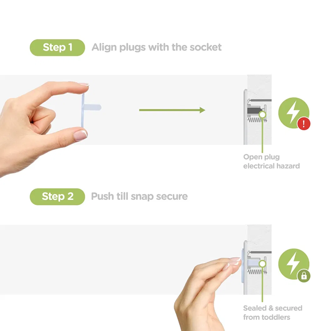 The Protective Cover for Children&prime;s Shockproof Safety Sockets and for Household Looped Insulated Power Sockets