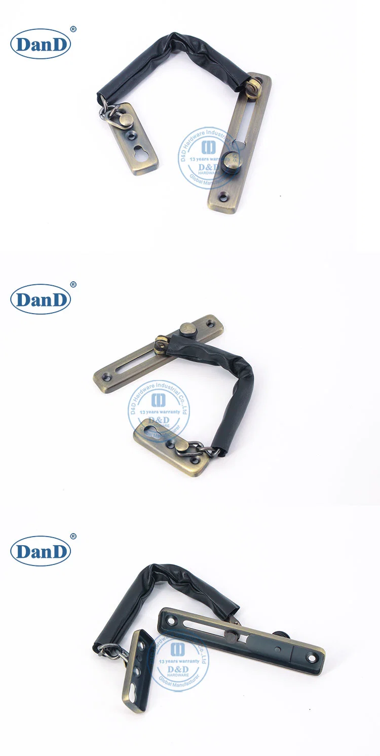Stainless Steel Types of Apartment Front Door Safety Guard Chain