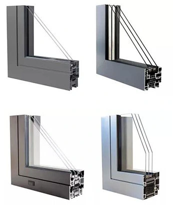 Wholesale New Design Aluminium Double Glazed Metal Folding Windows