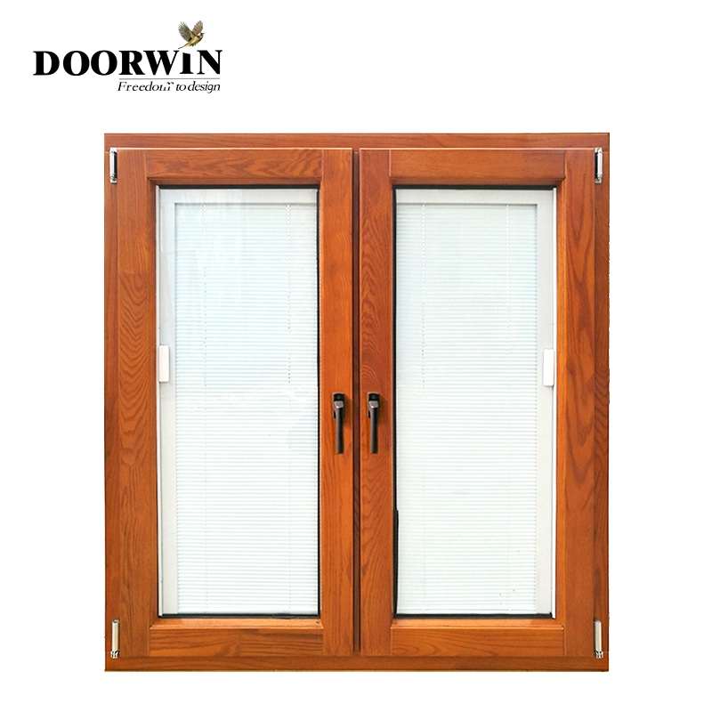 Doorwin Nfrc CE Certificate Residential Double Low-E Glass Dust-Proof House Windows Safety Aluminum Aluminium Metal Special Shape Casement Custom Window