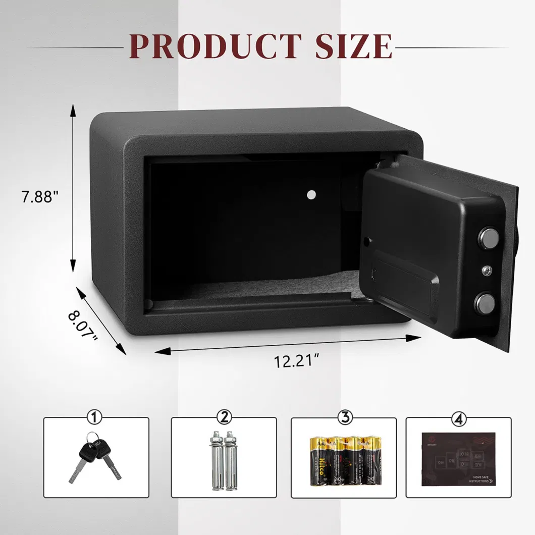 Mini Size High Security Home Safe with Indicator Light