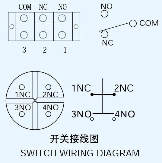 Uqk 01 02 03 Magnetic Switch Normally Open for Float Type Liquid Level Switch