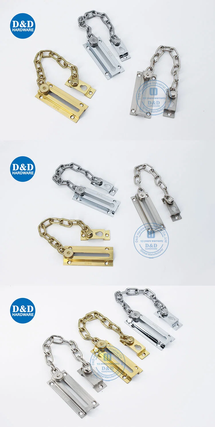 Polish Brass Safety Door Chain Brass Material