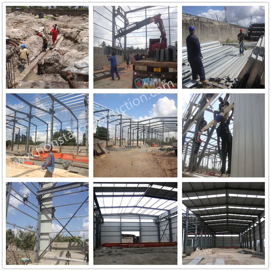 Honstar 65m*35m Steel Structure Office Block in Africa