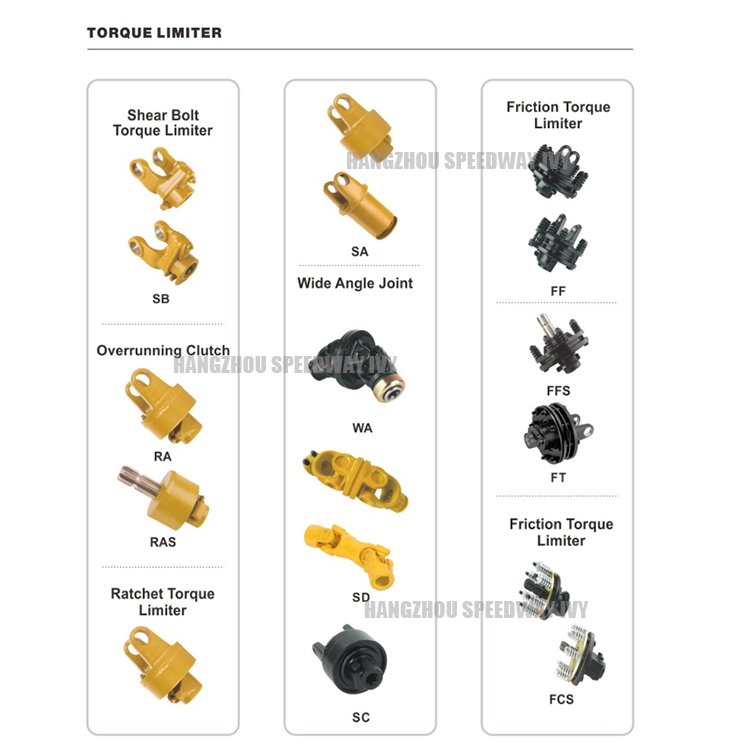 Sb Shear Bolt Torque Limiter 1 3/8 Z21 Clutch Connector for Pto Shaft