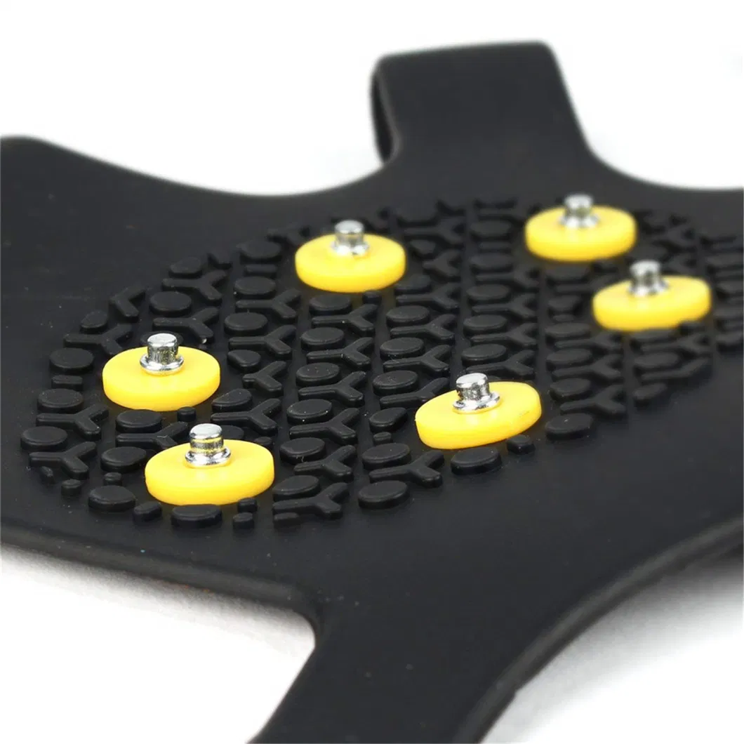 Experienced 10 Studs Anti-Slip Snow Ice Safety Shoe Cover Chinese Supplier