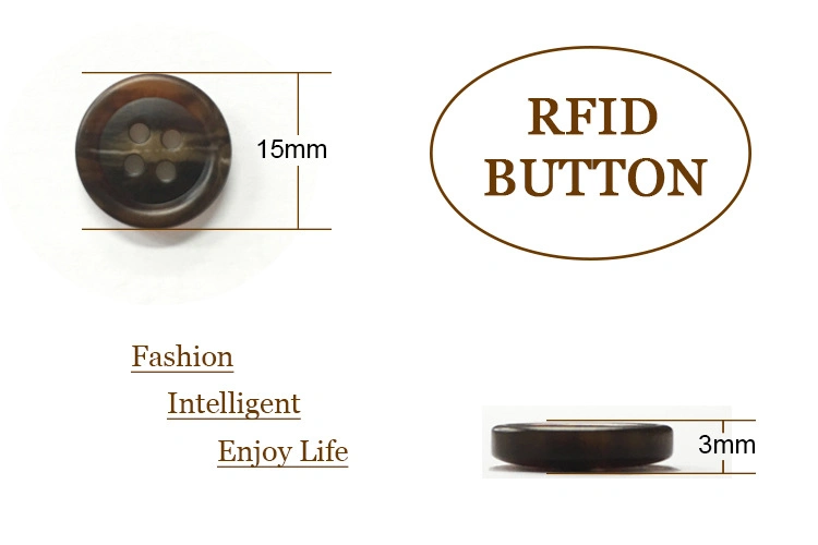 Waterproof Durable PCB Material Button Type RFID Coin Tag/RFID Disk Tag/RFID Laundry Button NFC Ntag213 Ntag215 Ntag216