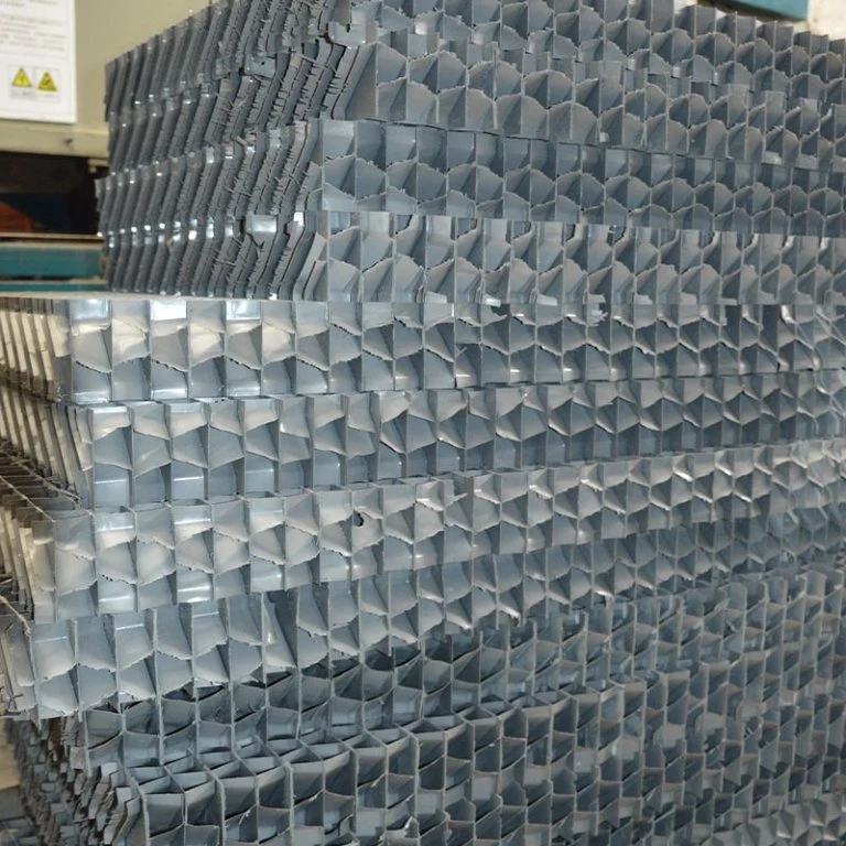 Round Cooling Tower Fill Cooling Tower Filling Material PVC Cooling Tower Fill Blocks