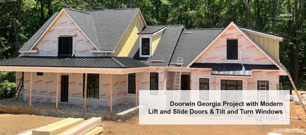 Doorwin Georgia Project with Modernlift and Slide Doors &amp; Tilt and Turn Windows