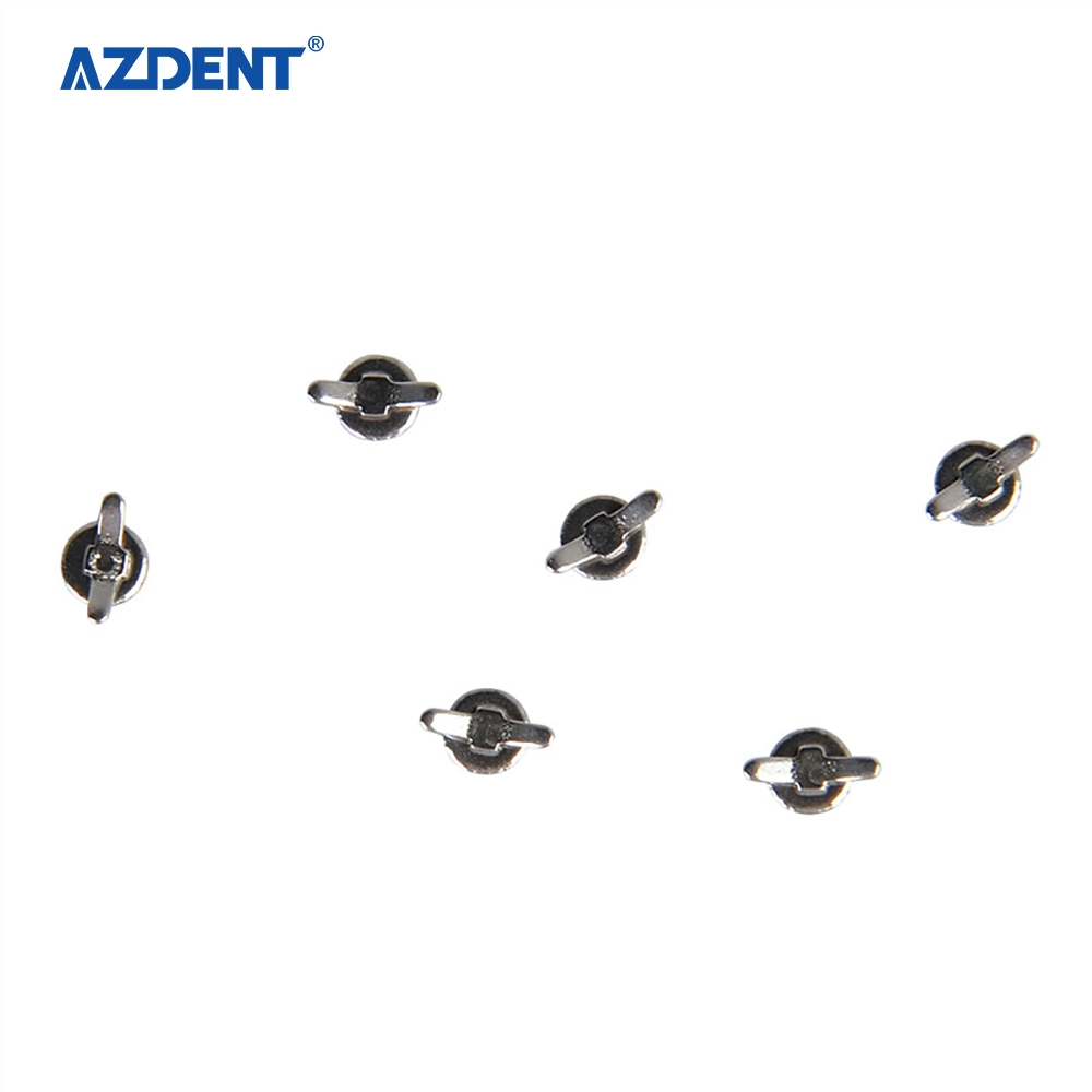 Azdent Dental Bondable Type Ortho Lingual Buttons with Cleat Double Wing