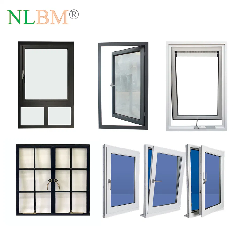 As2047 Australia Standard Aluminium Frame Top Awning Glass Window with Winder Chain Lock