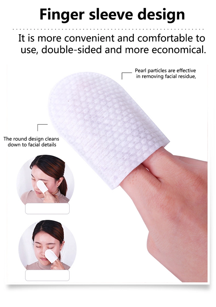 Travel Portable Makeup Remover Pads Peeling Finger Cotton Pads