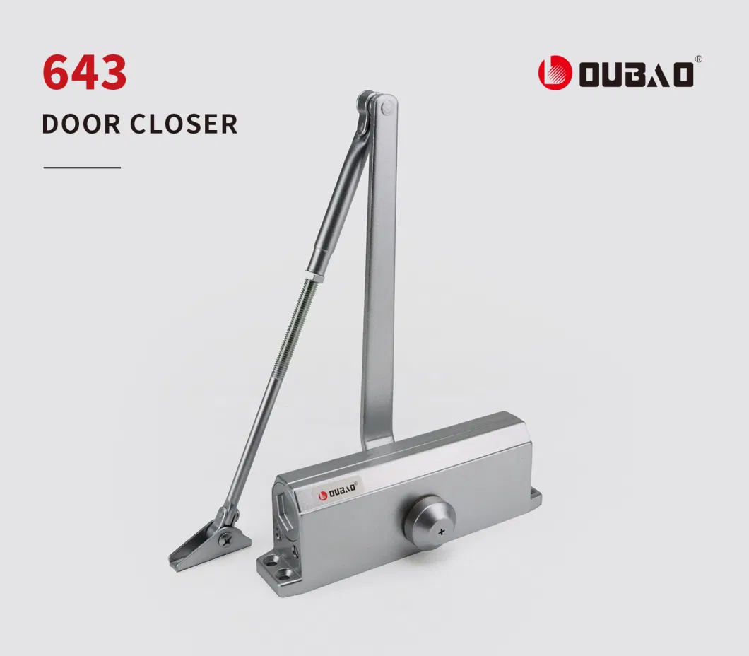 UL Door Hardware Fittings Hydraulic Spring Door Closer for 40-65kg Door (643)