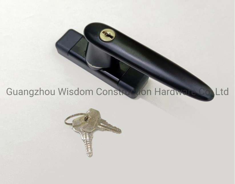 Good Safety Window Lock with Key Crescent Design for Aluminum Sliding Windows and Doors Children Safety Crescent Lock