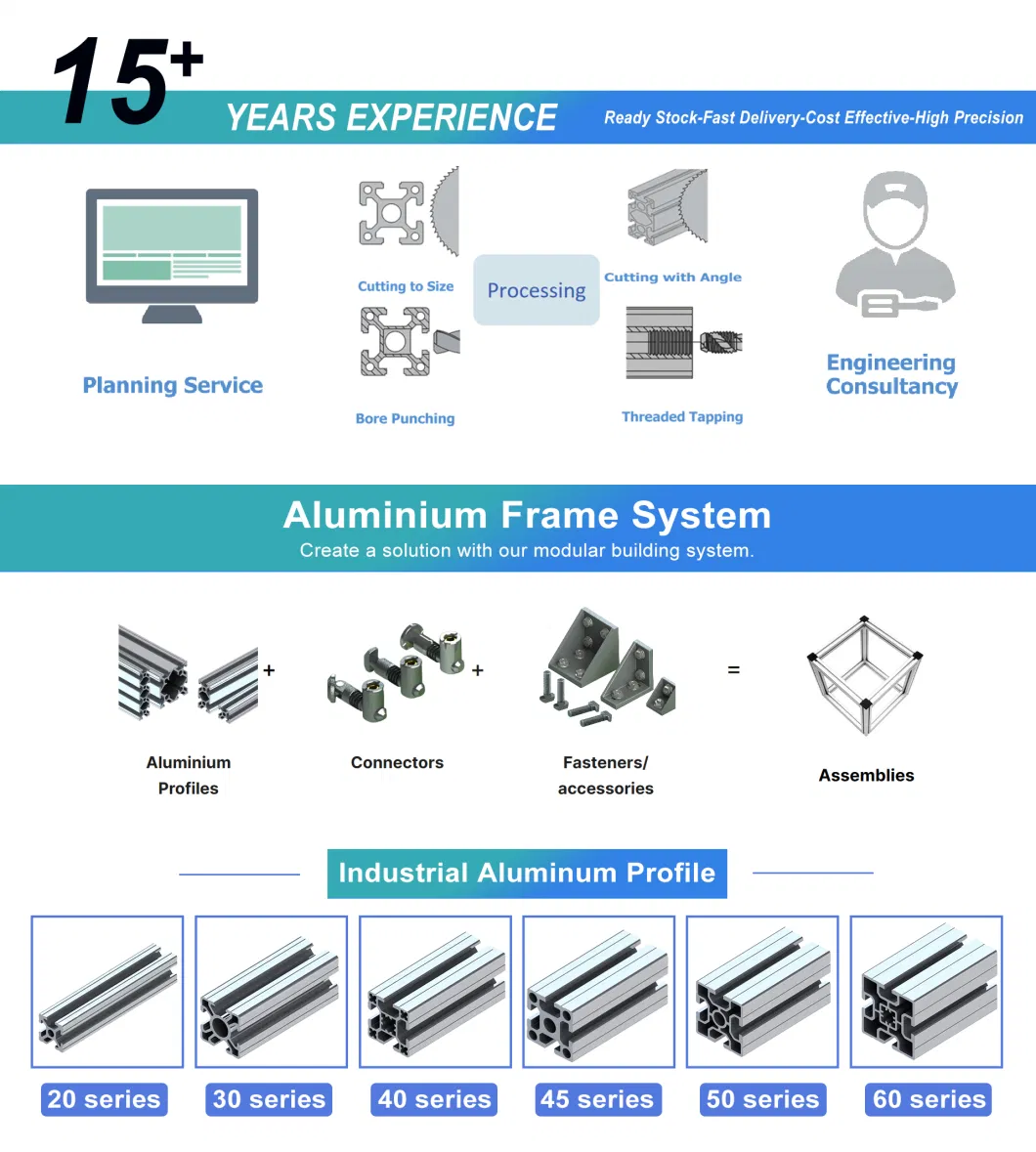 T Slot Industrial Anodizing Aluminum Alloy Profile Accessories Hardware Nylon Plastic Adjustable Door/Window Hinge