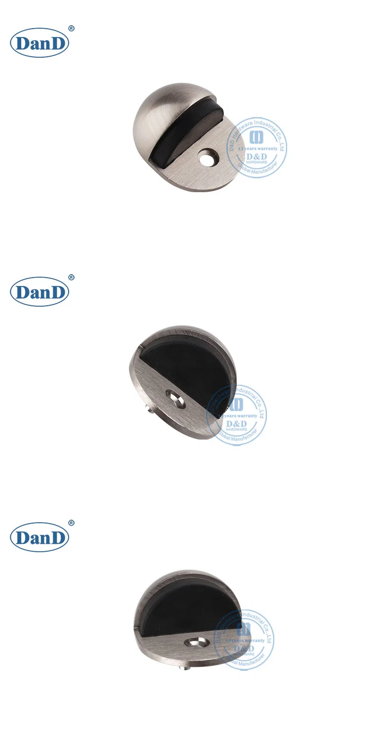 Zinc Alloy Satin Nickel Door Fittings Stop for Timber Doors