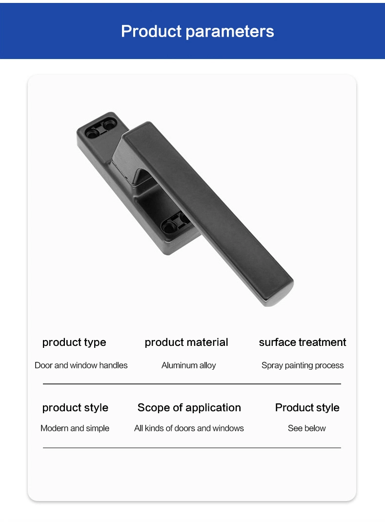 Custom-Made Handle/ Aluminum Zinc Alloy Door and Window Handle