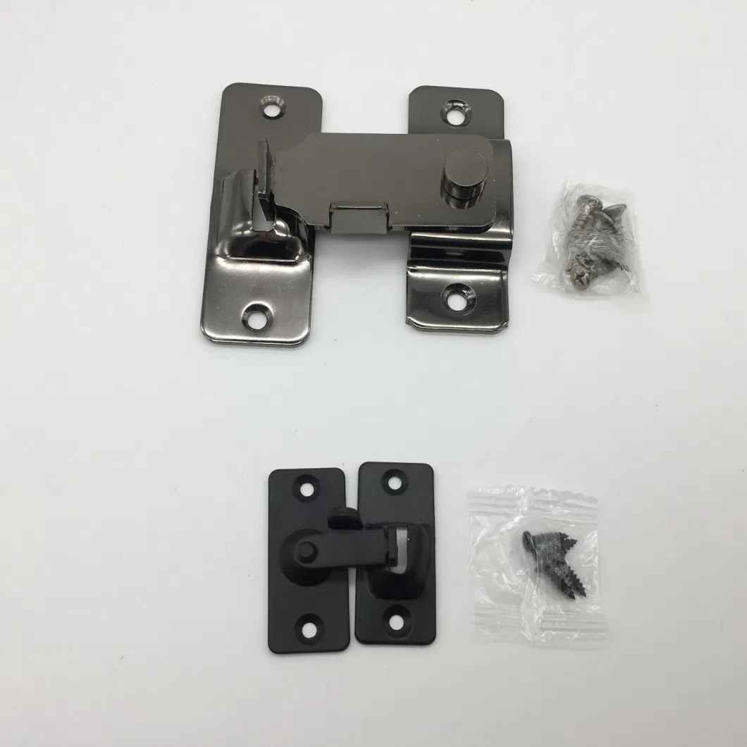 carbon Steel Barn Door Hardware Door Bolt Latch Lock Door Guard