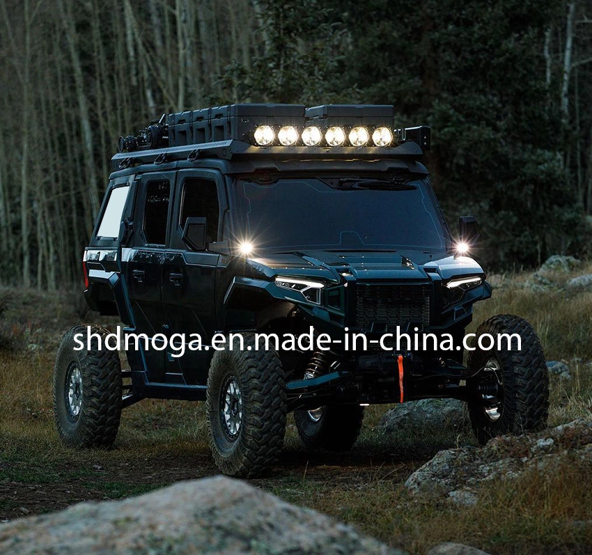 1000cc Jeep Rooftop Tents Sidexside/UTV/Quadssv/4WD Fully Enclosed Low Speed Vehicle HVAC/Power Window Doors/Traktorimonkija Adventure/ Outdoor Camping Mini RV