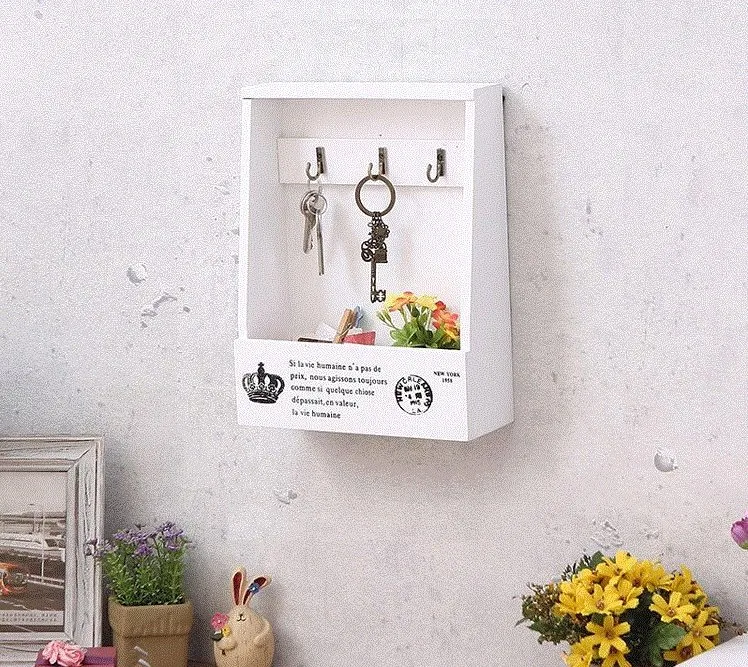 Customization Wooden/Wood Wall Mounted Box for Keys Hanging