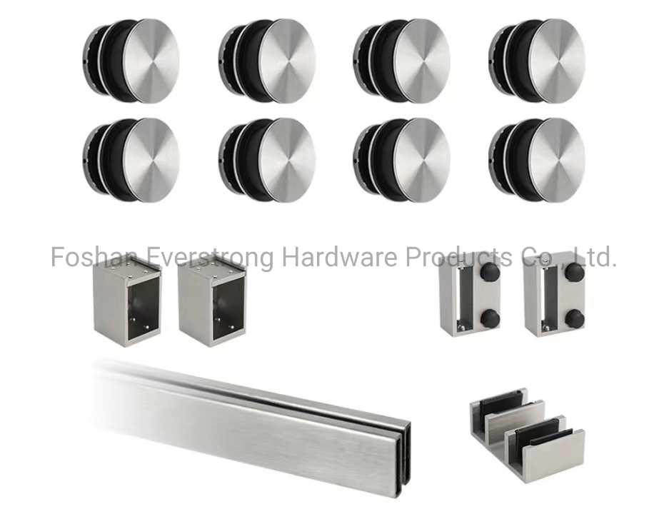 Frameless Architectural Frameless Shower Glass Panel Mounting Barn Sliding Door System Hardware