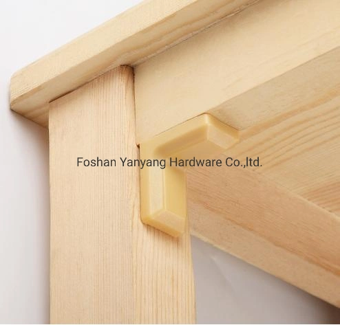 Yanyang Reinforcement Corner Code Connector Plastic 90 Degrees Fixed Wardrobe Door