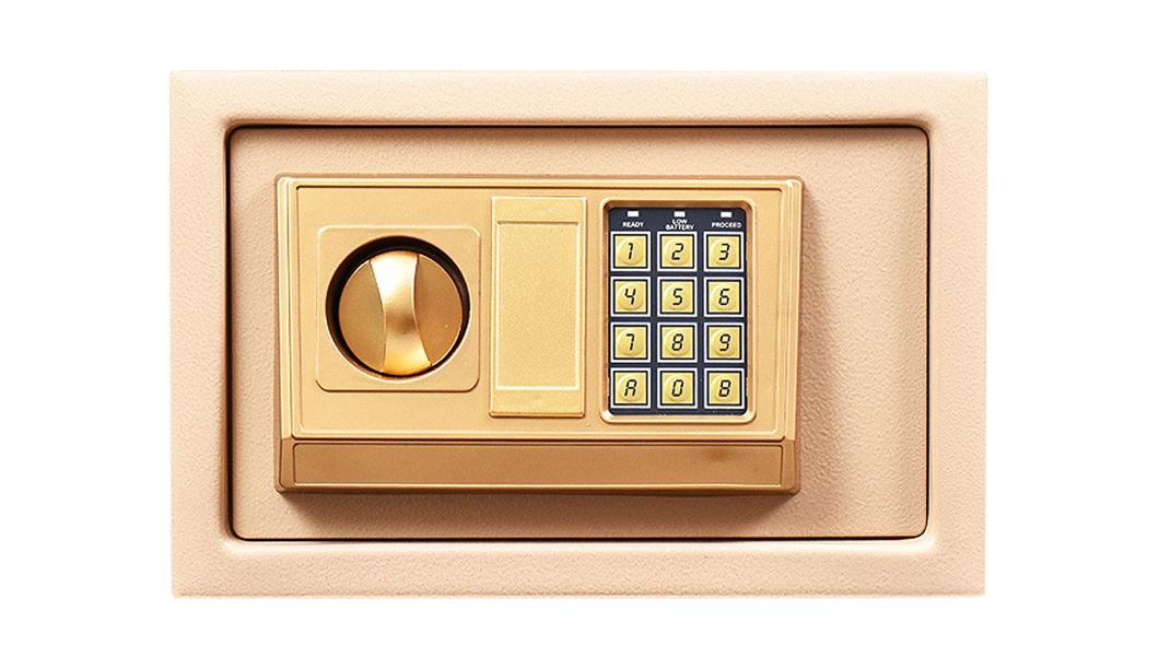 Wall Mounted Hidden Small Smart Hotel Safe Box with Key for Sale