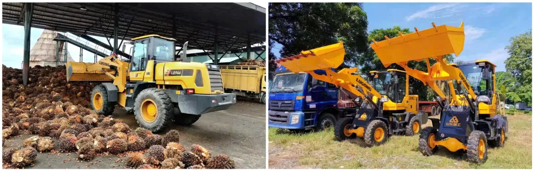 Lugong Mini Wheel Loader T930 Capacity 1800kg Front End Loader for Sale