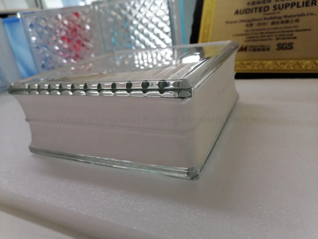 Cloudy Clear Decorative Glass Block for Bathroom Window and Partition Wall with Best Price From China 17 Years Professional Reliable Glass Supplier