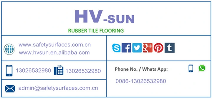 New Design Hotselling Custom Rubber Cover for Sports Court Fall Height Safety Playground