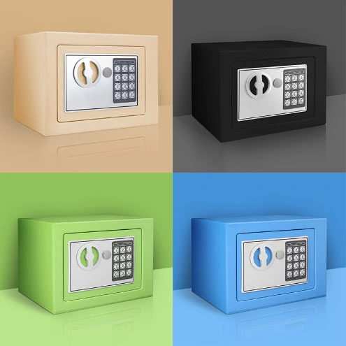 Mini Digital Security Safe Box Caja Fuerte Locker Small Electric Steel Password Safes Box for Money