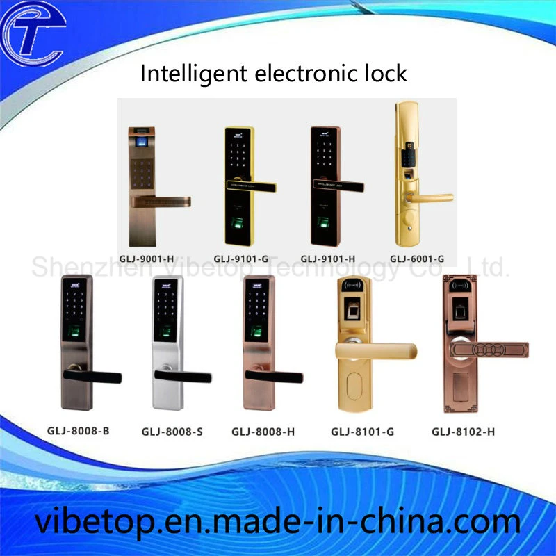 Zinc Alloy Electronic Door Handle Smart Lock Intelligent Door Lock