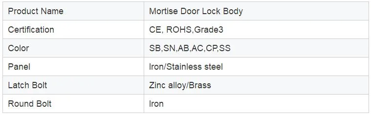 High Security Standard Aluminum Window Door Lock Zinc Alloy Lock Body