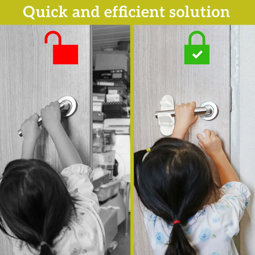 Durable Improved Childproof Door Lever Prevents Toddlers Doors Easy Installation Lock
