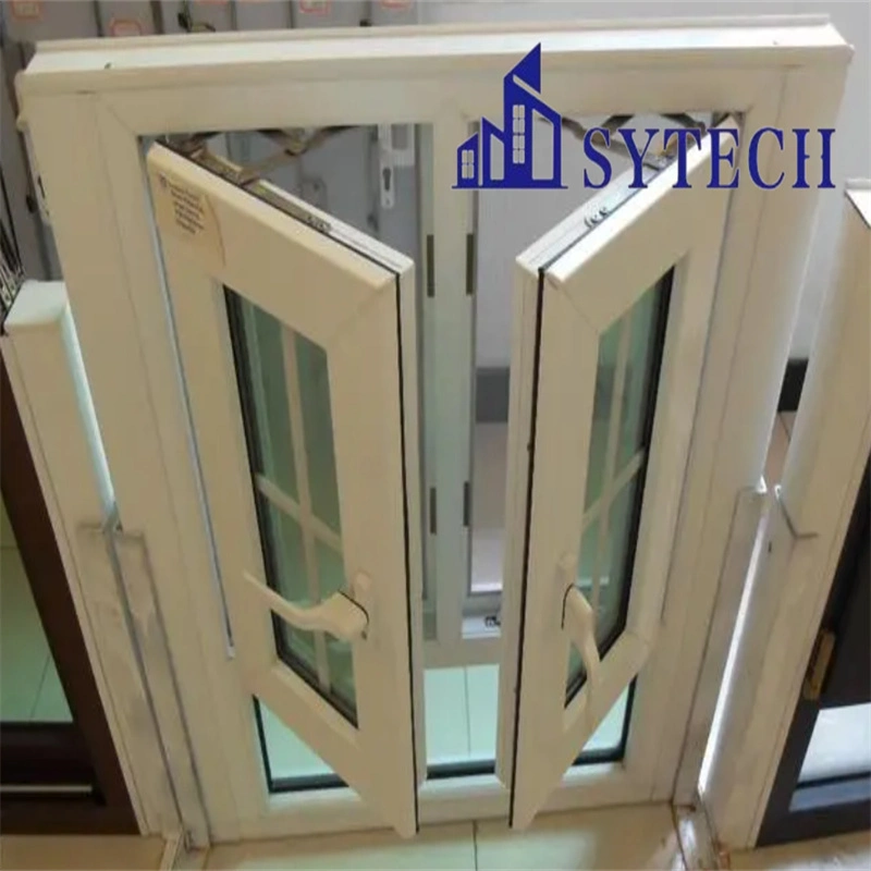 Factory Price UPVC/PVC Profile 50mm-90mm Series Plastic Casement Window for Household /Building