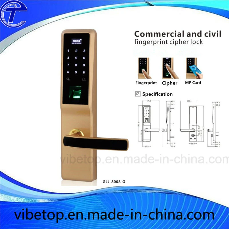 Hotel Rooms Intelligent Electronic Password Lock Zinc Alloy